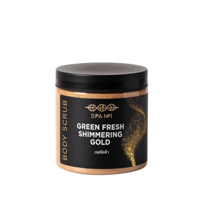 Гелевое обертывание для тела  Green Fresh мерцающее золото SPA№1  500 мл
