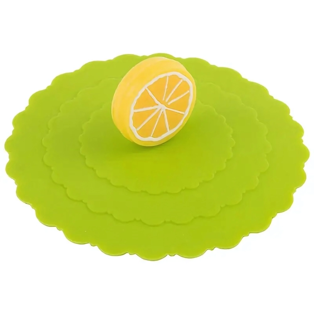 Крышка-присоска для кружек, чашек и банок FRESCO (силикон)