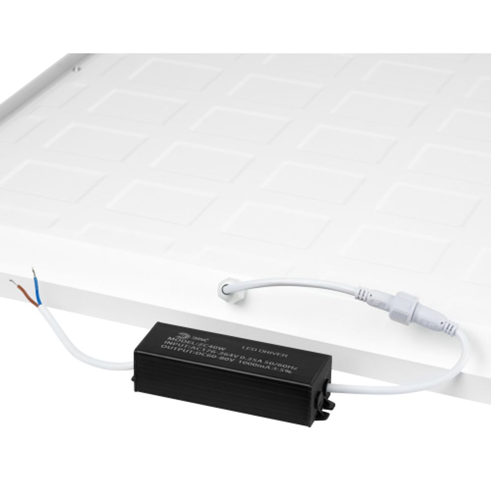 Светильник светодиодный ЭРА SPO-18-40-4K-CLIP-IN 40Вт 4000К IP54 600х600 Ra90 с равномерной засветкой 5 лет гарантии | Светильники с внутренним драйвером