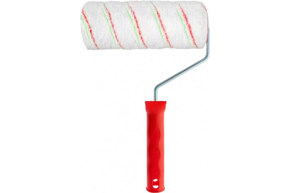 Валик "Эмали" , 180 мм, ворс 12 мм, D - 48 мм, D ручки - 6 мм, полиамид,полиакрил// Сибртех 80196