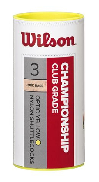Воланы для бадминтона Wilson Championship 3P - yellow