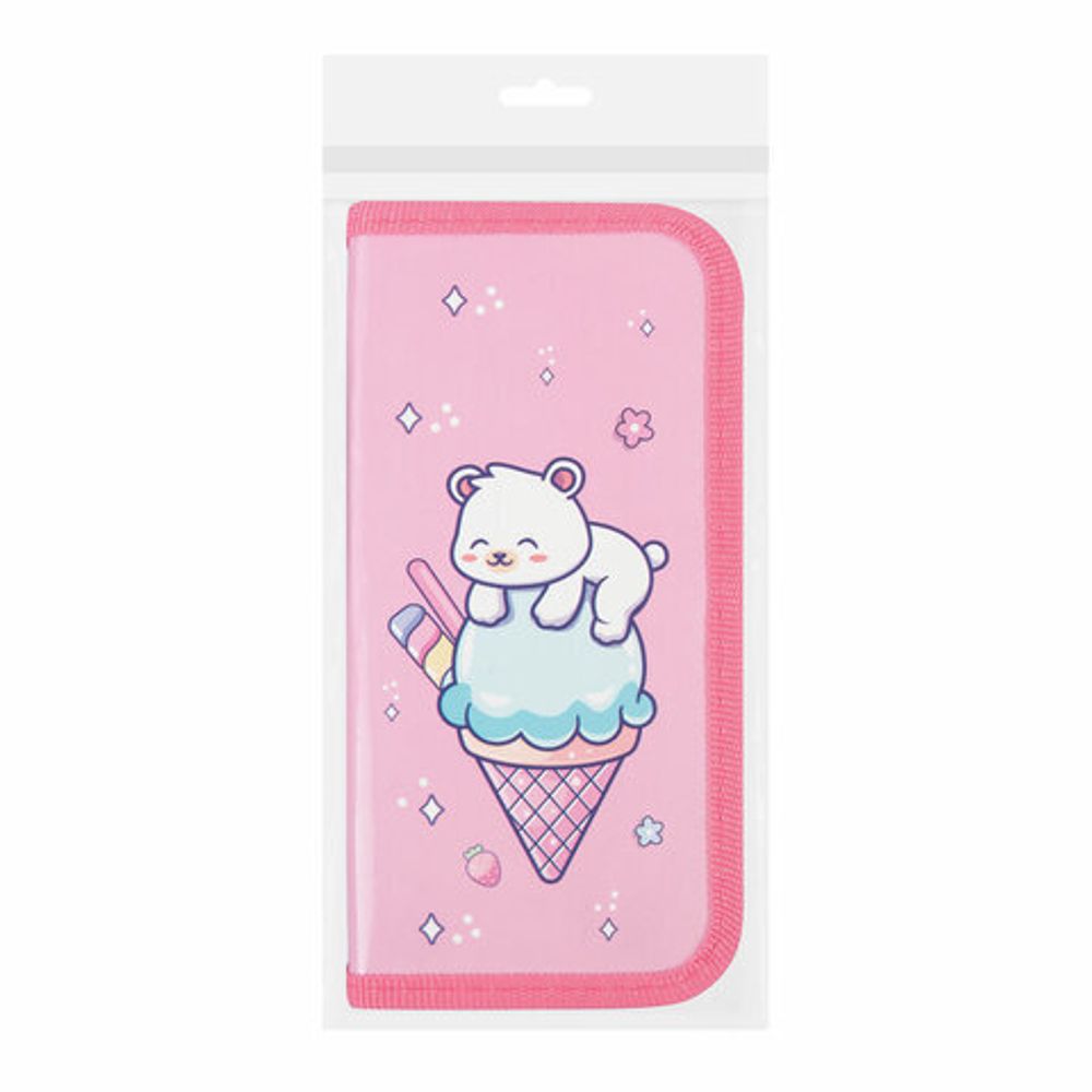 Пенал ПИФАГОР, 1 отделение, ламинированный картон, 19х9 см, "Bear attack", 272244