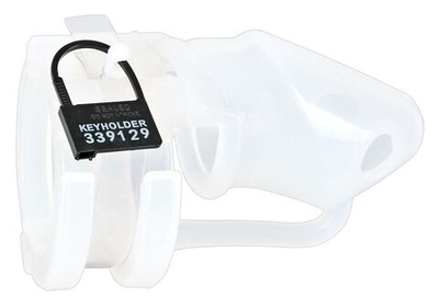 Набор для мужского пояса верности Cock Cage Set (Цвет: белый)