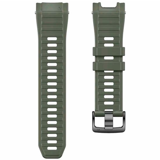 Ремешок 26 мм силиконовый для Garmin Instinct 2X Solar / Instinct 2X Solar Tactical оригинальное быстросъемное крепление Torch (Армейский зеленый)