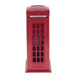GAEM Копилка "Телефонная будка", L6,5 W6,5 H18 см
