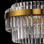 Citilux Sheldon CL339153 LED Люстра хрустальная с пультом Бронза