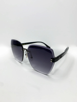 Солнцезащитные очки Rebecca Moore без оправы с узкими дужками\Черный недорого