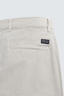 ZARA БРЮКИ ЧИНОС SKINNY FIT, СВЕТЛО-СЕРЫЙ