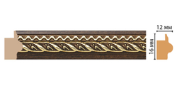 Молдинг Decomaster 117-438 16*12*2400мм