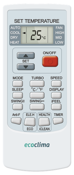 Настенная сплит-система Ecoclima ECW/I-AX07/FB-4R1 + EC/I-AX07/F-4R1, белый — (6)