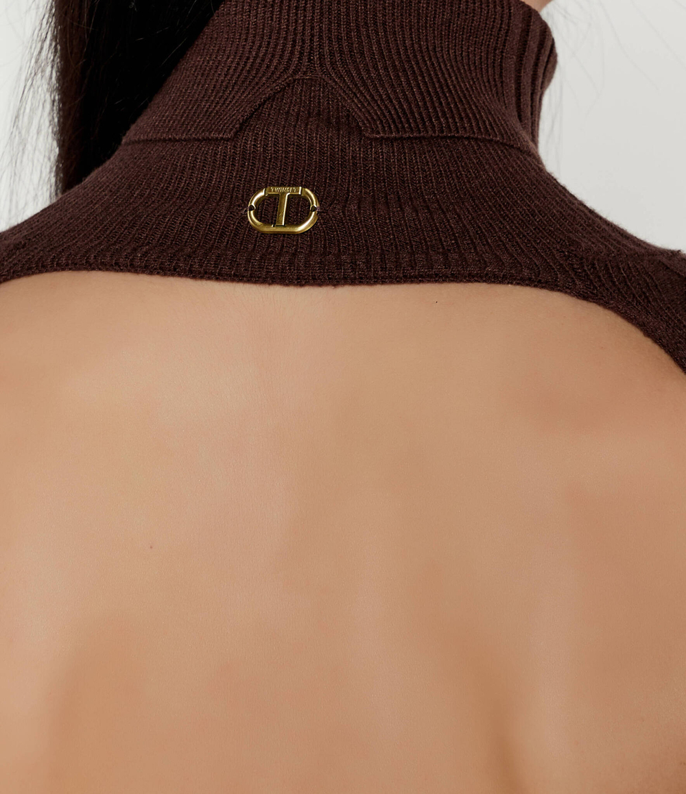 Платье TWINSET - коричневый(242TT3062)