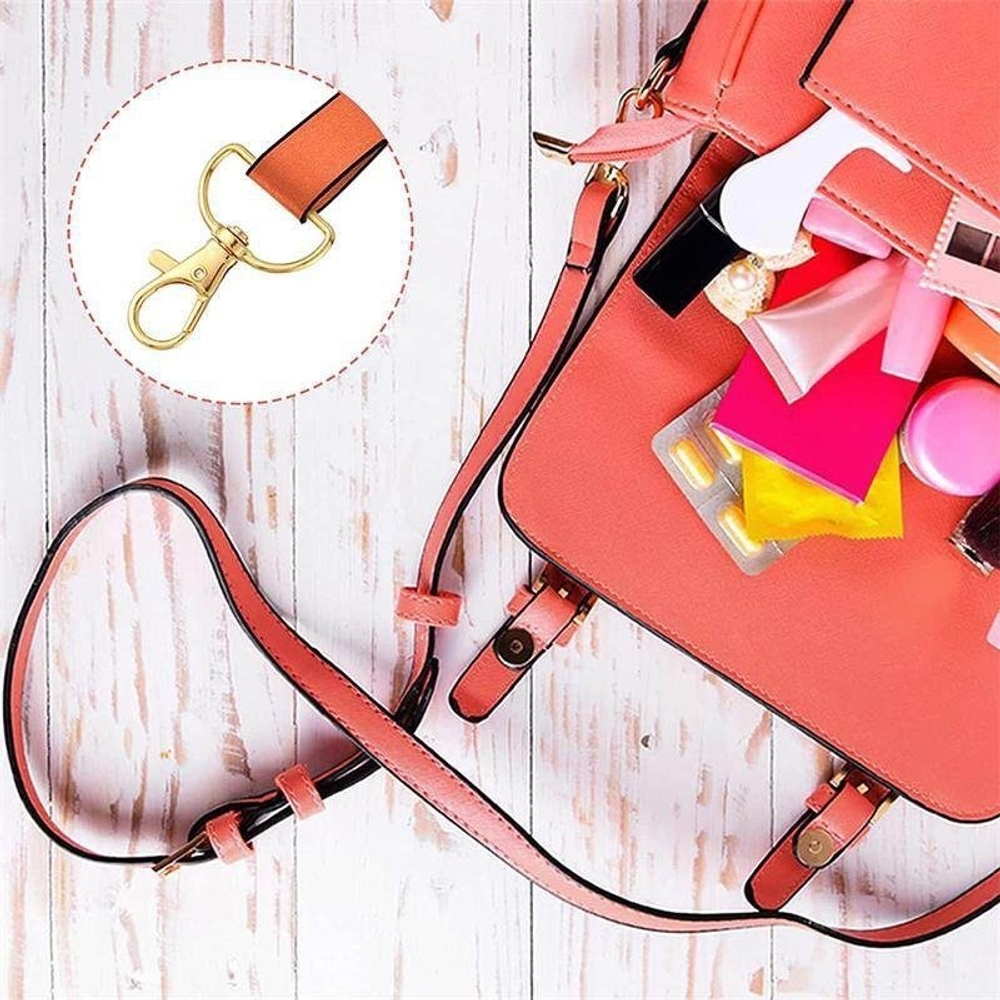 Карабин металл 20мм золото