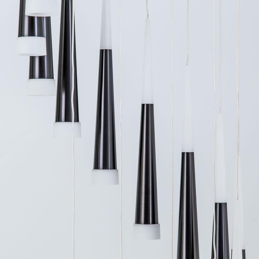 Citilux Вегас CL227141 LED Люстра каскадная Чёрная