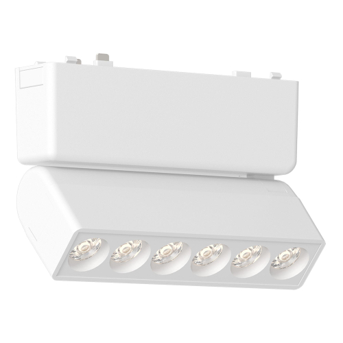 ST675.546.06 Магнитный трековый светильник Белый LED 1*6W 4000K 360Lm Ra&gt;90 &gt;90 IP20 L122xW26xH83 48V SKYFLAT