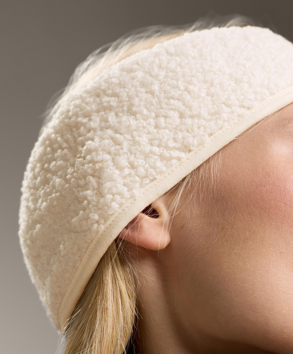 Oysho Флисовая повязка на голову, экрю