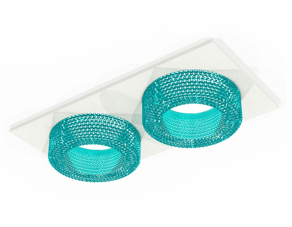 Ambrella Комплект встраиваемого светильника с композитным хрусталем Techno XC7635023