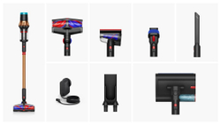 Вертикальный беспроводной пылесос Dyson V16 Piston Animal Submarine DS60 SV53 медь/черный