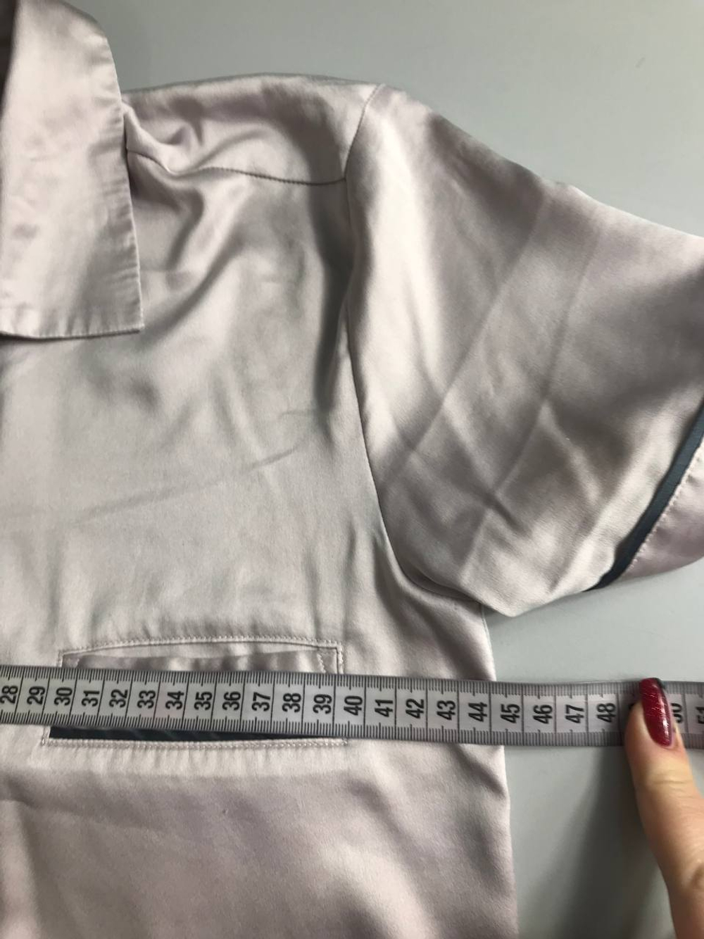 Рубашка Victoria's Secret атласная, маркировка XS, визуально на 42 размер