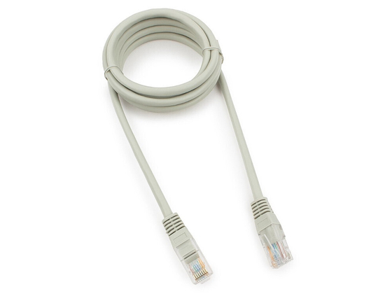 Cablexpert PP10-3M медный UTP кат.5e, 3м, разъем RJ-45 серый Патч-корд