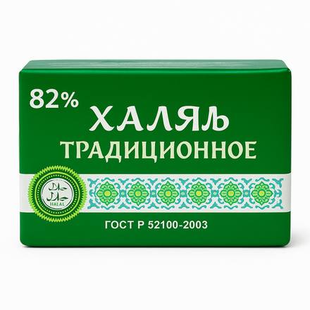 Масло 82% Халяль Традиционное 180 гр