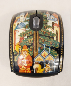 Мышь беспроводная, складная "Сказка о царе Салтане" N4