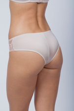 Трусы-бразилиана с кружевной отделкой (Размер: 50) (Цвет: белый)