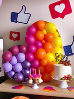 Сердце из шаров "Likee Party"