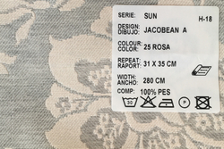 Жаккард Sun Jacobean (Сан Джакабиэн) A 25 Rosa