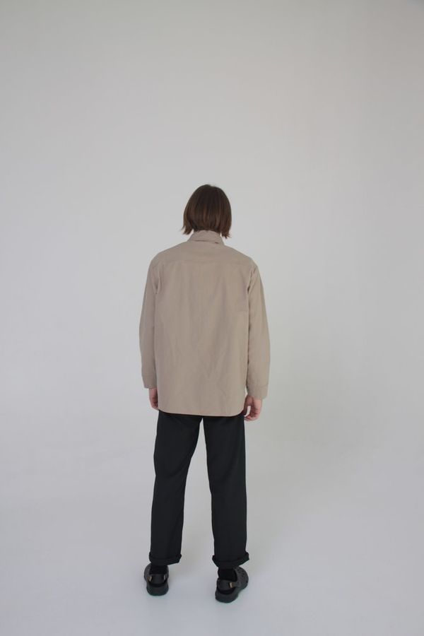 Рубашка-куртка Tulovo Бежевая - фото 4