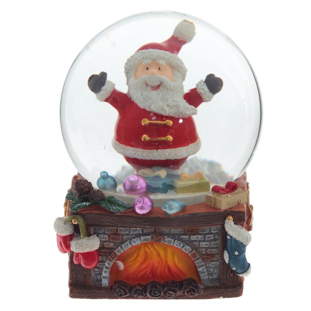GAEM Фигурка декор в стекл шаре "Дед Мороз", D6 см, L6 W6 H8 см, 2в.