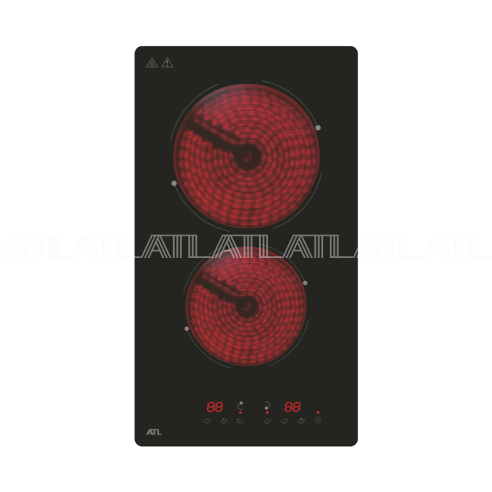 Варочная панель электрическая ATL 2 KRC 320 C BK