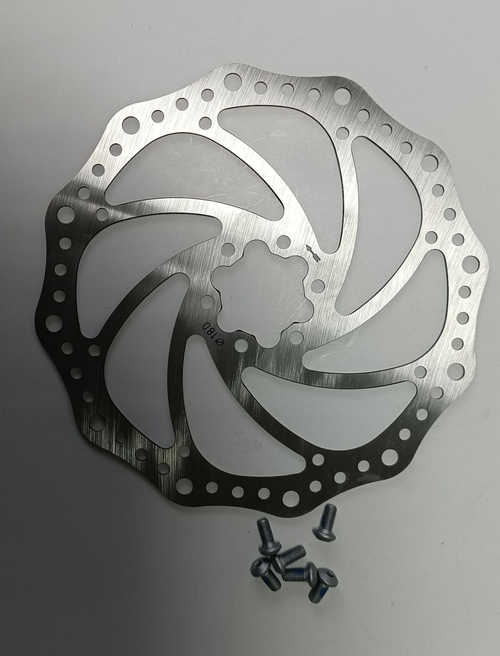 Диск тормозной вело 180мм, 6болтов. ZOOM DB-220