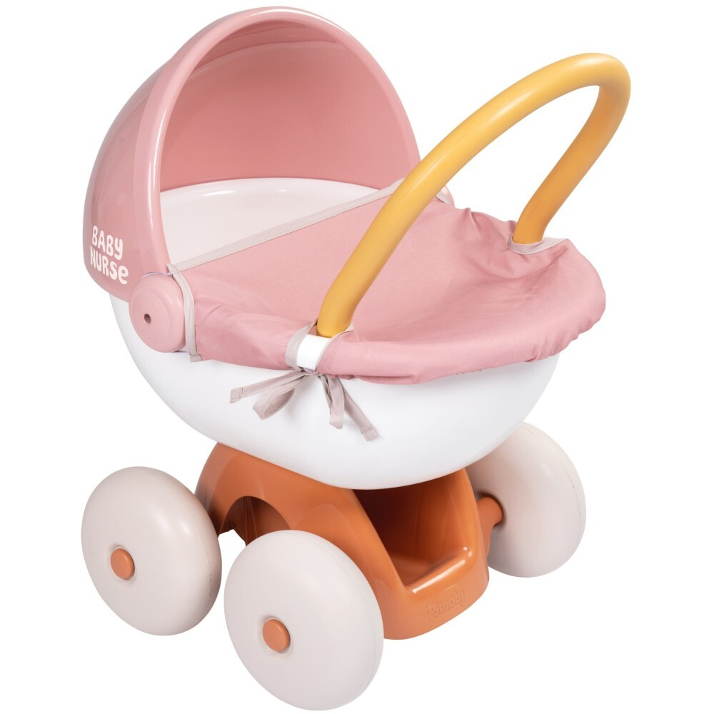 Smoby Baby Nurse - глубокая тележка с пластиковым навесом Для куклы 42 см 220395