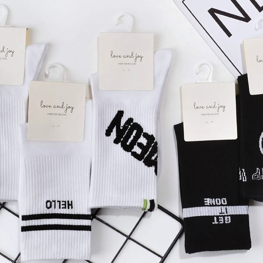 Носки мужские «Noskoff - Black&White» с рисунком, размер 41-45