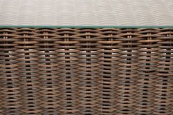 "Боно" журнальный столик из искусственного ротанга, цвет коричневый