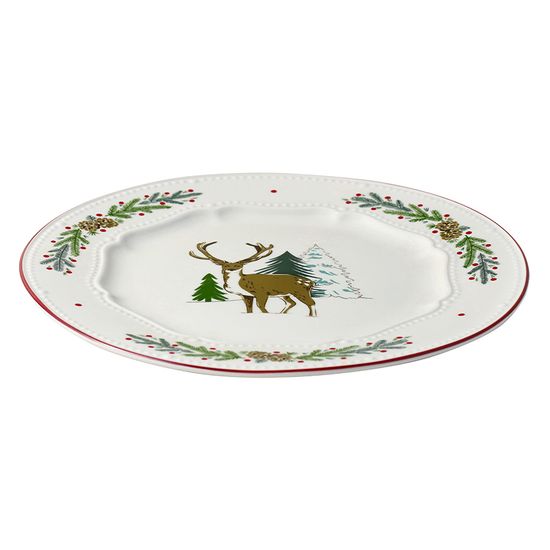 Набор из четырех тарелок nordic winter из коллекции new year essential, D23 см