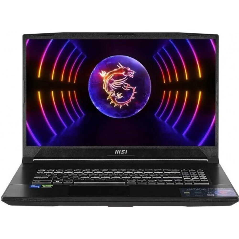 Ноутбук MSI Katana 17 B13UCX-1428XRU (9S7-17L541-1428) 17.3" IPS FHD/Core i5 13420H/16Gb/512Gb SSD/2050 4Gb/noOS/black