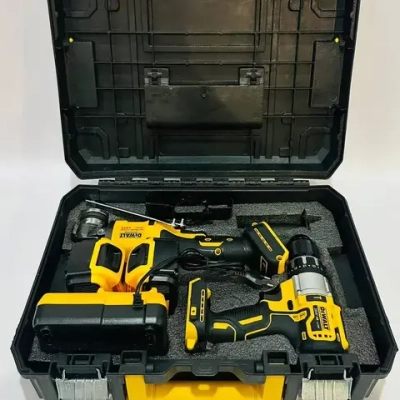 Набор 2в1 DeWalt аккумуляторные Шуруповерт бесщеточный 36B УШМ болгарка 36B