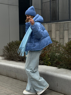 Пуховик Twin голубой