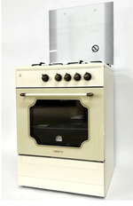 Плита комбинированная Vesta VALENCIA VGE 10-E Бежевый Retro (г/э)