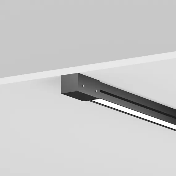 Профиль 3м Elasity IP накладной черный Outdoor o-tr001-p-b3m