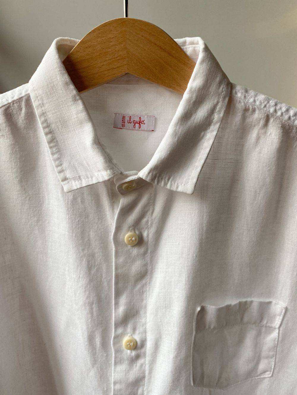 Новая льняная рубашка Il Gufo, 140