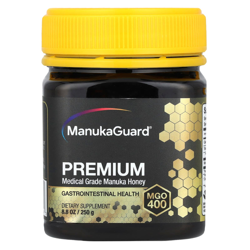 ManukaGuard, Мед манука высшего качества медицинского назначения, MGO 400, 250 г (8,8 унции)