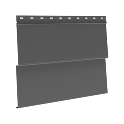 Металлический сайдинг AQUASYSTEM Скандинавская доска узкая двойная, 3 м