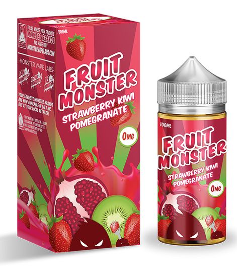 Жидкость Fruit Monster (100 мл, 3 мг) Strawberry Kiwi Pomegranate