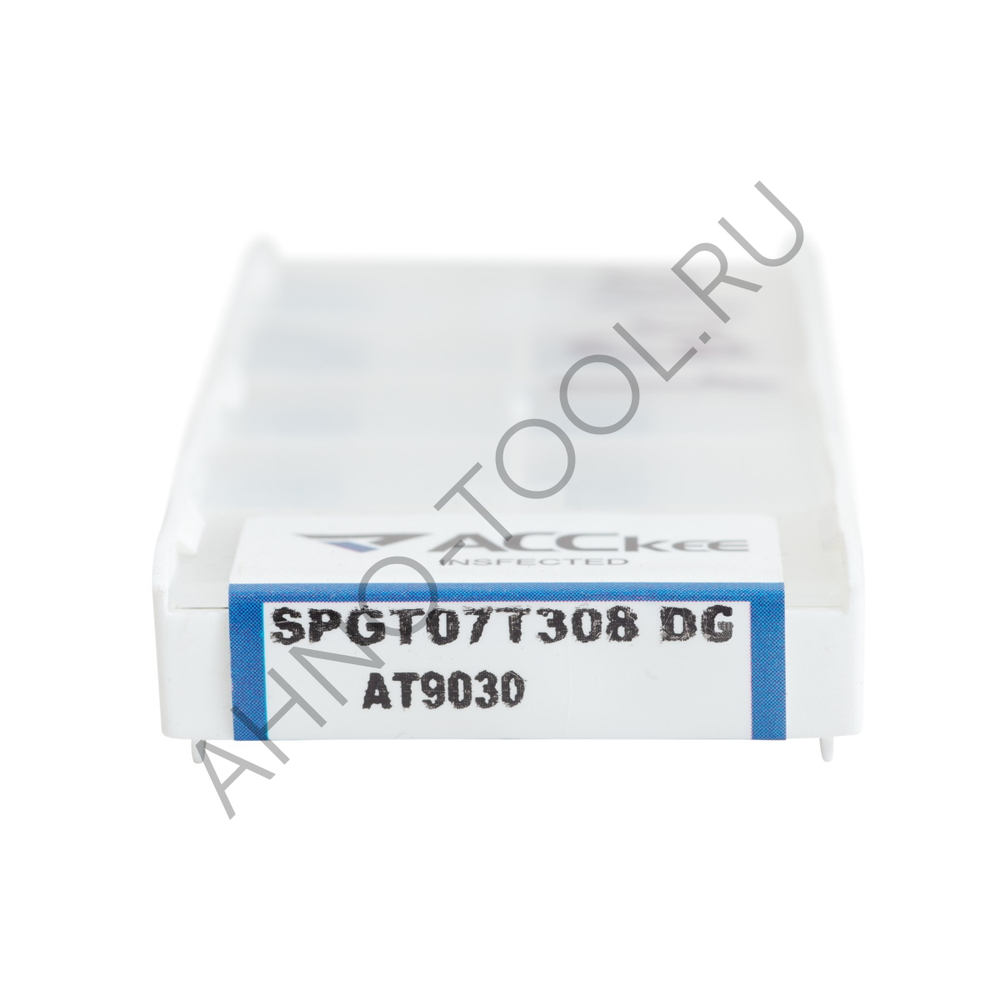 Пластина твердосплавная SPGT07T308 DG, AT9030 "ACCKee"