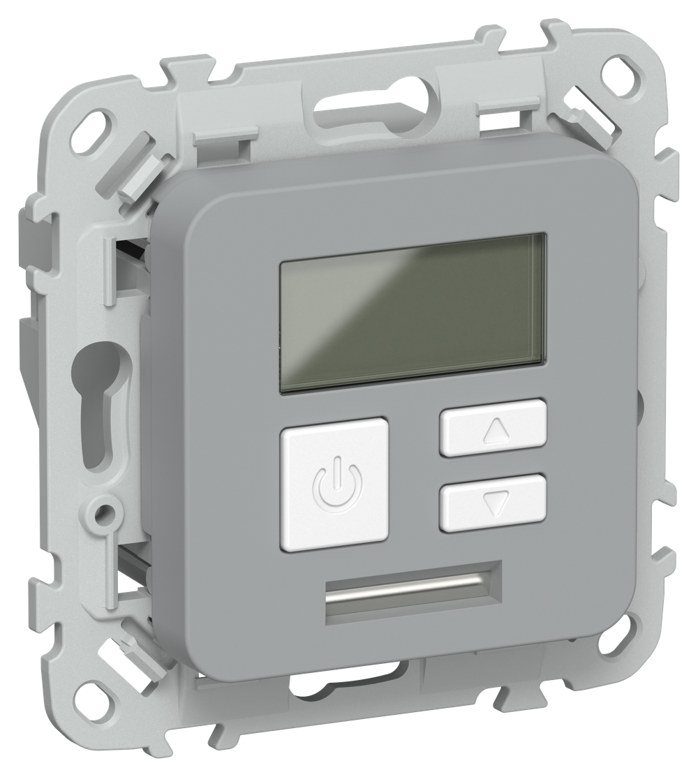 FLITE Термостат электронный с дисплеем 16А Т-ФлС серый IEK