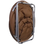 Кресло складное 75*60*75 см «Луна», кофейный ДоброСад