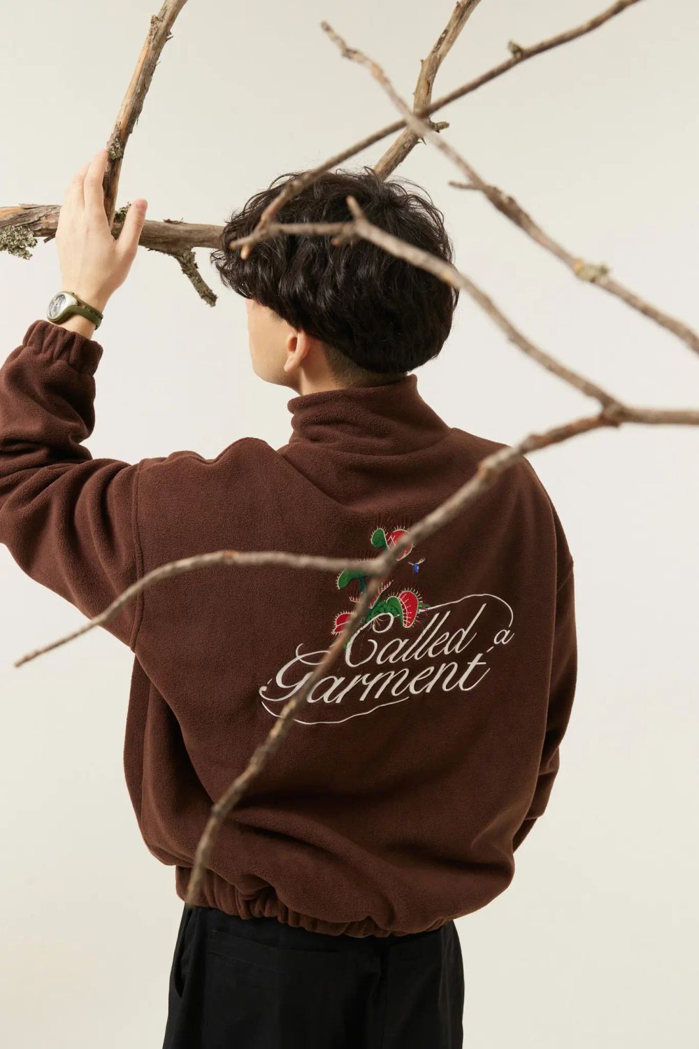 Куртка Called a Garment Флисовая FCF Logo Jacket
vol.2 коричневая