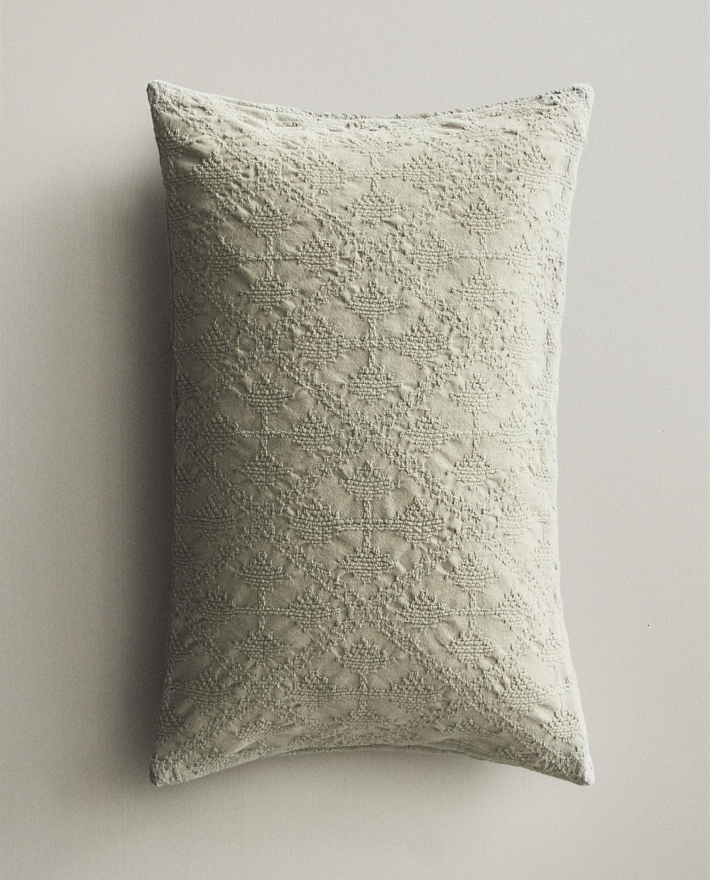 Zara Home наволочка декоративная из хлопка, зелёный, 40x60 см · 6327/008